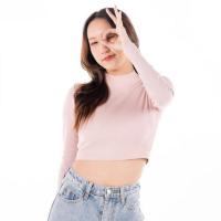 ราคา Expo เสื้อครอปแขนยาว คอเต่า ผ้าร่องเล็ก (361377-732412010)