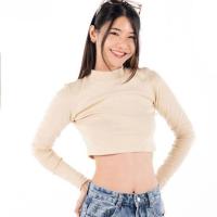 ราคา Expo เสื้อครอปแขนยาว คอเต่า ผ้าร่องเล็ก (361377-732410010)