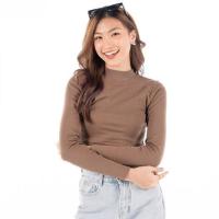 ราคา Expo เสื้อครอปแขนยาว คอเต่า ผ้าร่องเล็ก (361377-732411010)