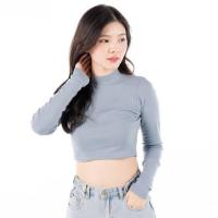 ราคา Expo เสื้อครอปแขนยาว คอเต่า ผ้าร่องเล็ก (361377-732414010)