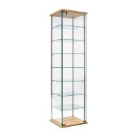 ราคา Rina Hey ตู้โชว์กระจก 8 ชั้นพร้อมกุญแจล็อก SHOW/42 ไม้ธรรมชาติ (361428-653847010)