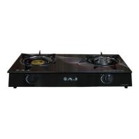 ราคา AJ เตาแก๊สหน้ากระจก 2 หัว แบบหัวฟู่+เทอร์โบ (348889-724901010)