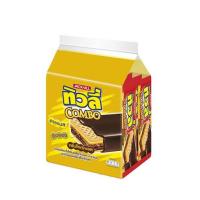 ราคา ทิวลี่คอมโบ้ เวเฟอร์สอดไส้ครีมรสช็อกโกแลตและข้าวพองเคลือบช็อกโกแลต 30 กรัม (แพ็ก 12 ชิ้น) (455936-356306010)