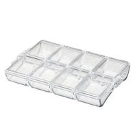 ราคา Inomata กล่องพลาสติกอเนกประสงค์แบบแบ่งช่อง สำหรับเก็บลูกปัด กระดุม หรือเครื่องประดับชิ้นเล็กๆ (350229-635101010)