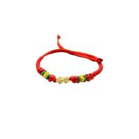 ราคา ห้างทองเยาวราชกรุงเทพ สร้อยข้อมือปี่เซียะเชือกแดง แบบถัก น้ำหนัก 0.18 กรัม (551517-516926010)