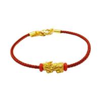 ราคา ห้างทองเยาวราชกรุงเทพ สร้อยข้อมือปี่เซียะด้ายแดง 0.6 กรัม (545915-507783010)