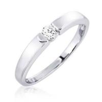 ราคา Beauty Jewelry แหวนเงินแท้ 92.5% ประดับเพชร CZ รุ่น RS2285-RR เคลือบทองคำขาว (376566-687585010)