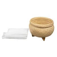 ราคา หวดนึ่งข้าวเหนียวในหม้อหุงข้าวขนาดเส้นผ่านศูนย์กลาง 5 นิ้ว (364517-733951010)