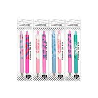 ราคา Cyberland ปากกาเจล 0.5 มม. หมึกน้ำเงิน คละลายหัวใจ แพ็กคู่ (4 แพ็ก 8 ด้าม) (364784-734061010)