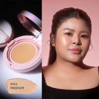 ราคา Merrezca คุชชั่นสูตรผิวโกลว์ Aura Glow Skin Cushion 15 กรัม (363144-733447010)