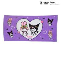 ราคา M2S Lifestyle ผ้าเช็ดตัว ลายลิขสิทธิ์ My Melody and Kuromi สีม่วง 27x54นิ้ว (362827-733280030)