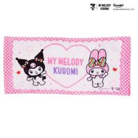 ราคา M2S Lifestyle ผ้าเช็ดตัว ลายลิขสิทธิ์ My Melody and Kuromi สีขาวหัวใจ 27x54นิ้ว (362824-733278030)