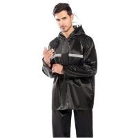 ราคา Rain coats ชุดกันฝนเสื้อกางเกงอย่างหนา Premium รุ่น Oxford พร้อมรองเท้าบูธคลุมกันฝน (XL) (561419-533557010)