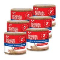 ราคา SOS ผ้ายืดอเนกประสงค์ พันกระชับกล้ามเนื้อ อาการเคล็ด ขนาด 2 นิ้ว ยาว 5 หลา แพ็ก 6 ชิ้น (335673-702460010)