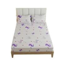 ราคา Fluffy ชุดผ้าปูไม่รวมนวม ลาย Purple Whale 6 ฟุต (367155-735438010)
