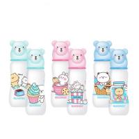 ราคา Nuebabe ขวดนมทรงเอว 8 ออนซ์ ฝาครอบหมี แพ็ก 3 ขวด คละสี/คละลาย (571928-551632010)