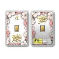 ราคา Ausiris ทองคำแท่ง 96.5 น้ำหนัก 1 กรัม Thank You Blossom (325031-710773010)