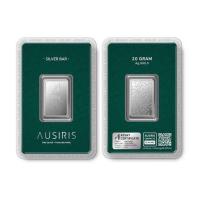 ราคา Ausiris Silver แท่งเงิน 99.99 น้ำหนัก 20 กรัม (363463-733619010)
