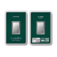 ราคา Ausiris Silver แท่งเงิน 99.99 น้ำหนัก 10 กรัม (363462-733618010)