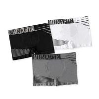 ราคา Munafie กางเกงในผู้ชาย Boxer แพ็ก 3 ชิ้น คละสี (503558-428902010)