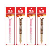 ราคา M&G ปากกาลูกลื่น 2 สี 0.7 มม. (หมึกน้ำเงิน+แดง) Soft Animals คละลาย (แพ็ก 4 ด้าม) (324928-737042010)