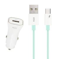 ราคา Rizz Micro Car Charger Set 2.4A รุ่น RAM-218G (323980-736663010)