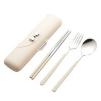 ราคา RRS ช้อน-ส้อม ตะเกียบ (สแตนเลส 304 หนา 2.5mm) พร้อมกล่องพกพา รุ่น Angel (331373-714701010)