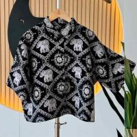 ราคา KORU เสื้อครอป ลายช้าง VIP (325344-737259010)