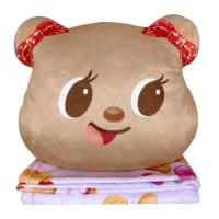 ราคา หมอนผ้าห่มน้องเนย สีชมพู (335286-716874020)