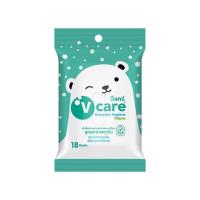 ราคา วีแคร์ ผ้าเปียก สูตรไฮยีน 18 แผ่น (1 แพ็ก 6 ห่อ) (343451-623354010)