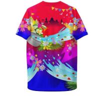 ราคา เสื้อคอกลม ขันน้ำ แดง (325594-737377010)