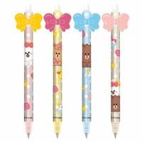 ราคา CODE:D ปากกาเจลลบได้ รูปโบว์ Line Friends คละลาย (แพ็ก 4 ด้าม) (380013-694339010)