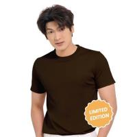 ราคา M2S Lifestyle เสื้อยืดคอกลมชาย น้ำตาลช็อคโกแลต (366893-735293010)
