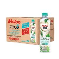 ราคา มาลีโคโค่ น้ำมะพร้าวผสมมะพร้าวน้ำหอม 350 มล. (ยกลัง 24 ขวด) (326496-737889010)