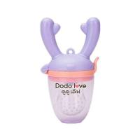 ราคา DODOLOVE จุกซิลิโคนดูดผักผลไม้ ที่จับทรงเขากวาง สีม่วง (355055-642338010)