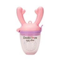 ราคา DODOLOVE จุกซิลิโคนดูดผักผลไม้ ที่จับทรงเขากวาง สีชมพู (355054-642337010)