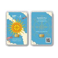 ราคา Ausiris ทองคำแท่ง 96.5 น้ำหนัก 0.3 กรัม Wheel of Fortune Tarot (327006-712106010)