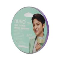 ราคา NUVO เทปสติ๊กเกอร์เลเซอร์ตีเส้น 5มม. X 9หลา ลายกากเพชร สีม่วง (463940-368739010)