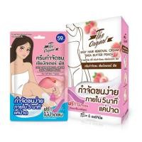 ราคา The Original ครีมกำจัดขนสูตรอ่อนโยน Easy Hair Removal Cream Shea Butter Peach 18 กรัม (6 ซอง) (336282-717257010)