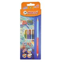 ราคา Horse ตราม้า ดินสอสีไม้ 2 หัว 12 สี รุ่น H-612 (327496-738308010)