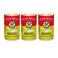 ราคา อะยัม ปลาแมกเคอเรลในซอสมะเขือเทศ 155 กรัม (แพ็ก 3 ชิ้น) (577218-561710010)