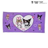 ราคา M2S Lifestyle ผ้าเช็ดตัว ลายลิขสิทธิ์ My Melody and Kuromi สีม่วง 27x54นิ้ว (362827-733280010)