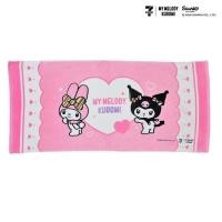 ราคา M2S Lifestyle ผ้าเช็ดตัว ลายลิขสิทธิ์ My Melody and Kuromi สีชมพู 27x54นิ้ว (362825-733279010)