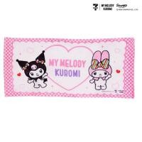 ราคา M2S Lifestyle ผ้าเช็ดตัว ลายลิขสิทธิ์ My Melody and Kuromi สีขาวหัวใจ 27x54นิ้ว (362824-733278010)