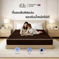 ราคา Thames ที่นอนยาง PE หุ้มหนัง PVC ความหนา 6 นิ้ว สีน้ำตาล (328781-739033010)