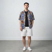 ราคา KORU เสื้อฮาวาย สีดำ รุ่น สวัสดีสงกรานต์ Free size (329192-739209010)