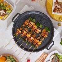 ราคา TIN TIN กระทะปิ้งย่างเกาหลี ขนาด 29cm. รุ่น B0146 (329865-739576010)