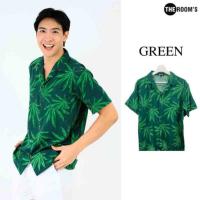 ราคา THE ROOM'S เสื้อฮาวาย ลาย Eternity Green สีเขียว (363822-709716010)