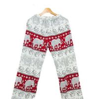 ราคา THE ROOM'S - เดอะรูม กางเกงช้าง ลายก้านกล้วย สีแดง (348865-724876010)