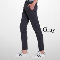 ราคา THE ROOM'S กางเกงสแล็ค กางเกงทำงาน กางเกงขายาว ผ้าชีโน่ยืด ขากระบอกเล็ก สีเทา (345870-705693010)
